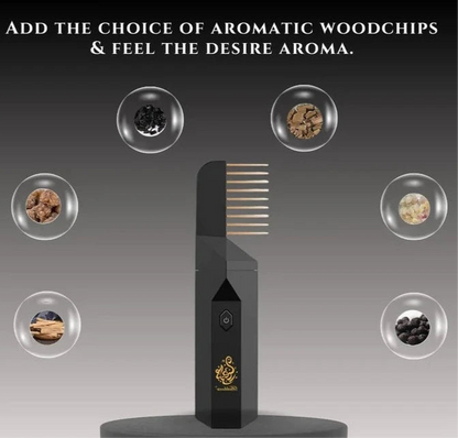 Bakhoor Rechargeable Perfume Smart Hair Comb and Diffuser