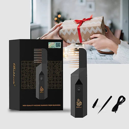 Bakhoor Rechargeable Perfume Smart Hair Comb and Diffuser